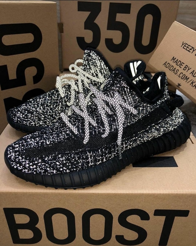 YEEZY 350 PRETO REFLETIVO - LOJA CLICK STORE