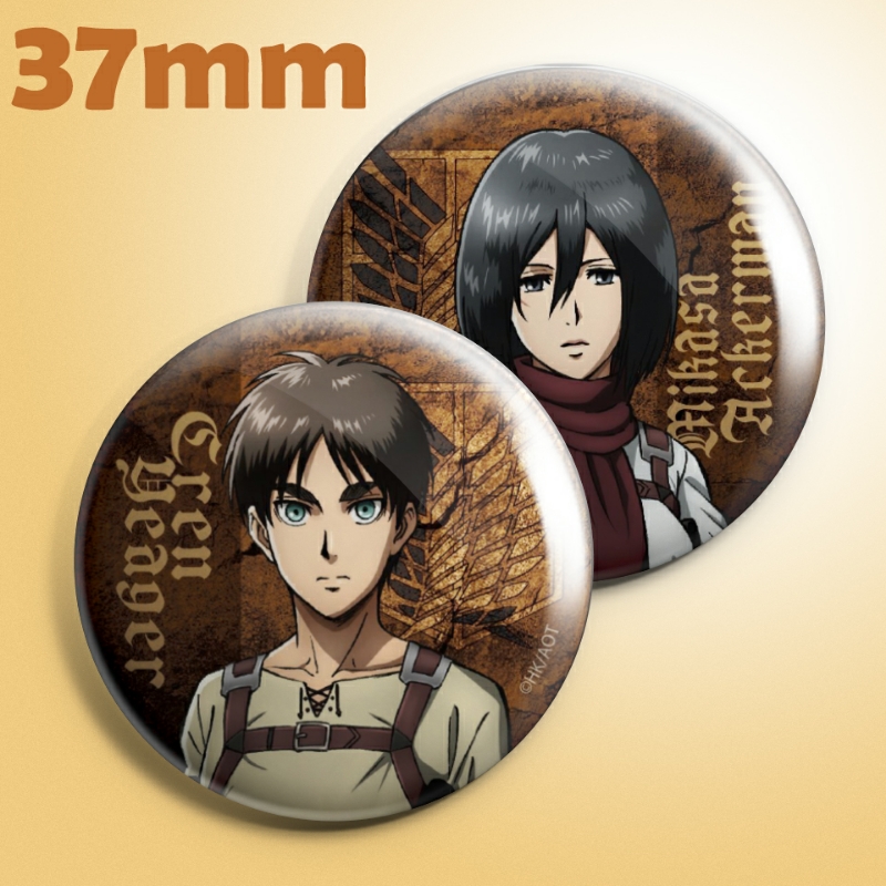 Bottons anime Ataque dos Titãs Shingeki no Kyojin Attack on Titan – broche  boton bottom button pin botton de Alfinete ou Chaveiro ou Imã