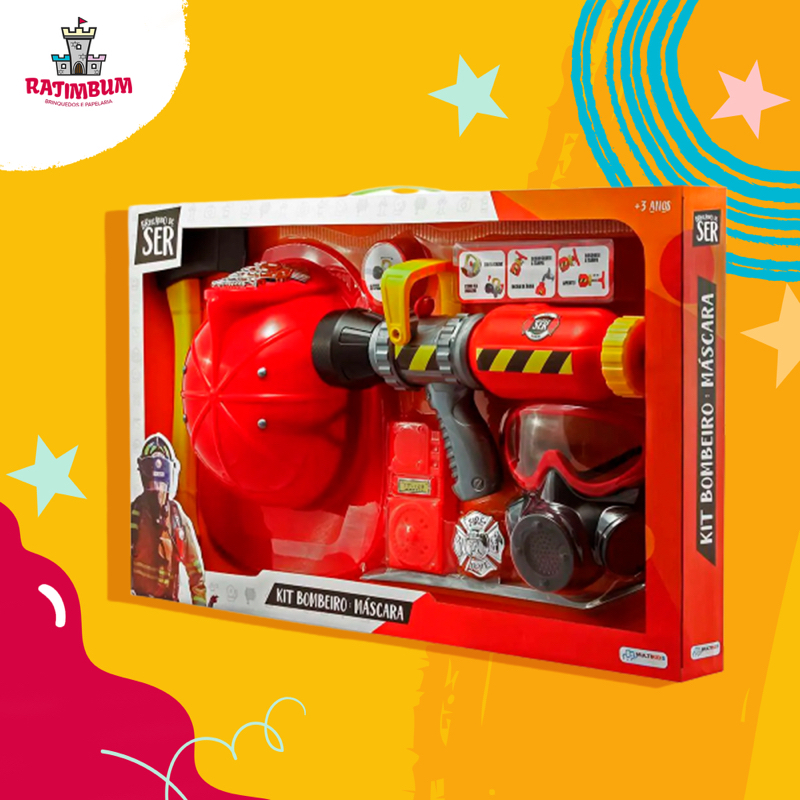 Caminhão Bombeiro Brinquedo Infantil City Machine Multikids - Ri Happy