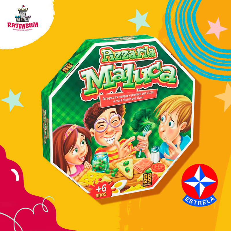 Jogo Pizzaria Maluca - Jogo Pizzaria Maluca - GROW