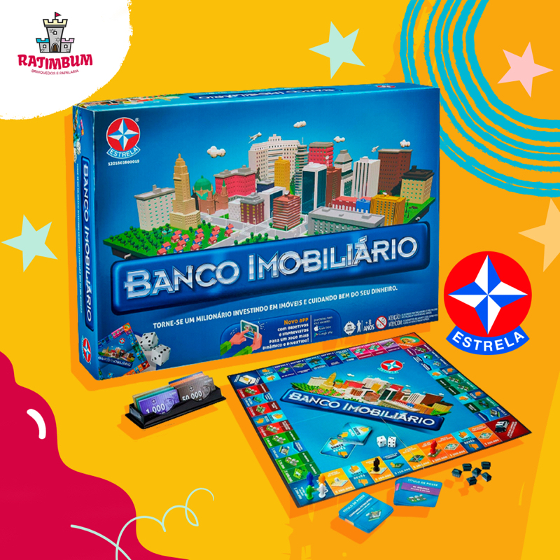 Jogo Banco Imobiliário - 2018 - Estrela