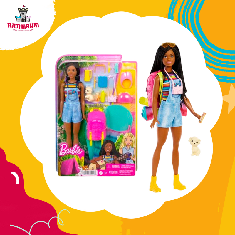 Mattel - Barbie Brooklyn Camping Playset com boneca