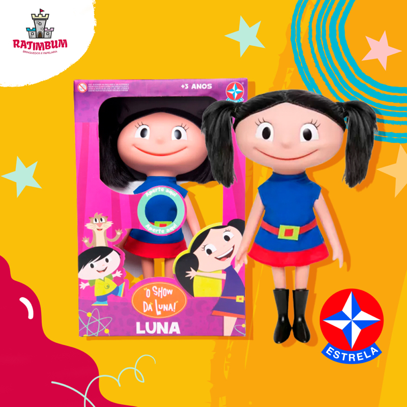 BRINQUEDO O Show da Luna Boneca de coleção em, boneca desenho infantil 