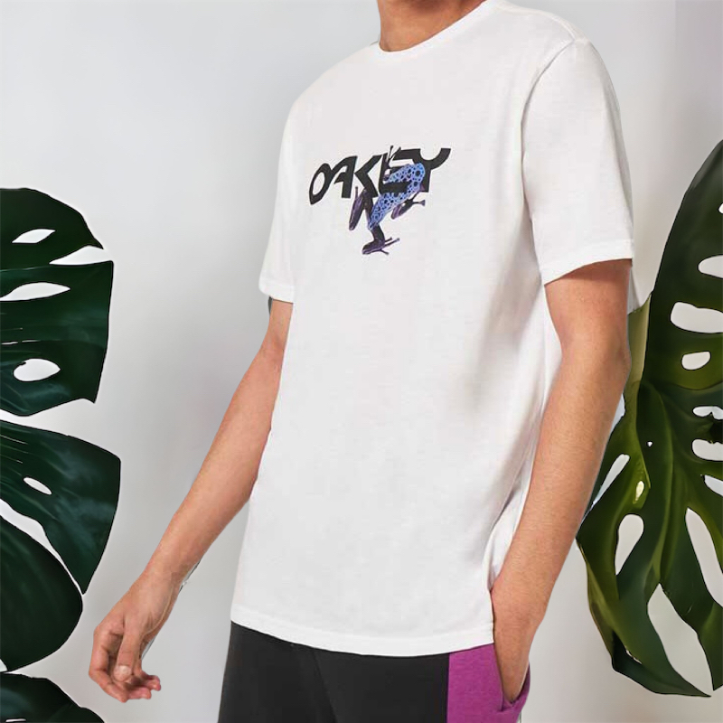 Oakley Camiseta De Manga Curta Ultra Frog B1B RC (Branco) - JAPA MODAS