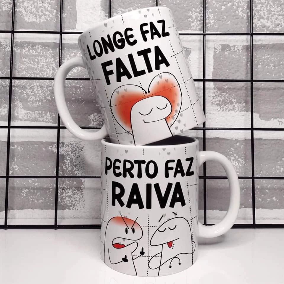 Caneca Dia dos Namorados FLORK - Você Roubou Meu Coração