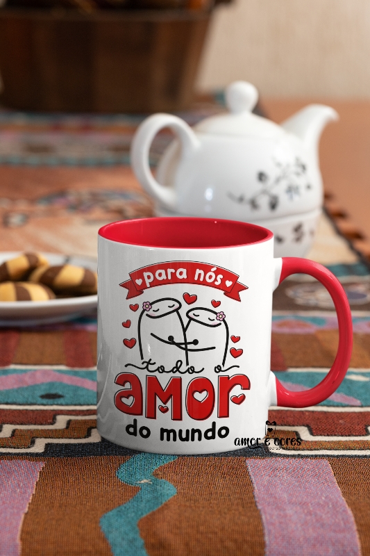 Caneca Dia dos Namorados FLORK - Você Roubou Meu Coração