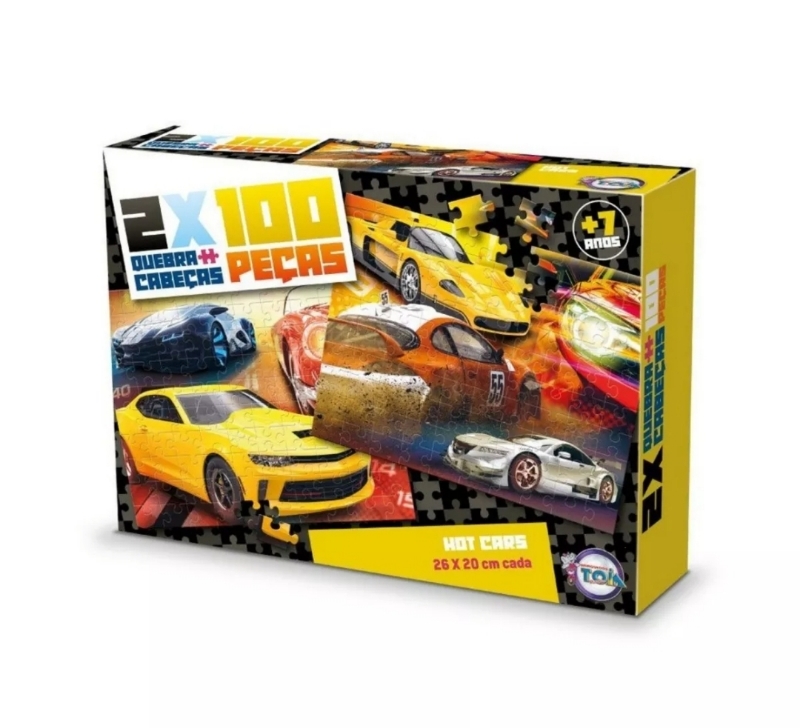 Quebra-cabeça Cognitivo Hot Wheels