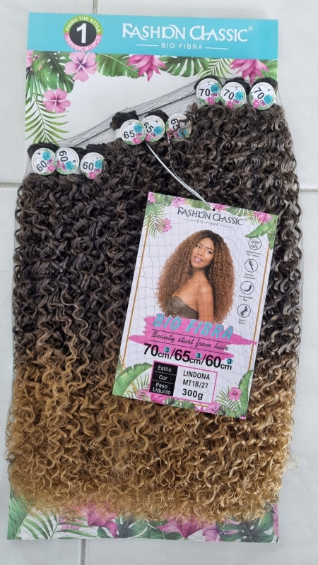 Cabelo Bio Vegetal Lindona - Fashion Classic - Longo - 70cm